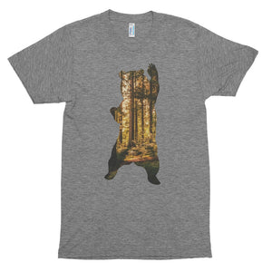 Men's Bear Short Sleeve T-Shirt-StruggleBear