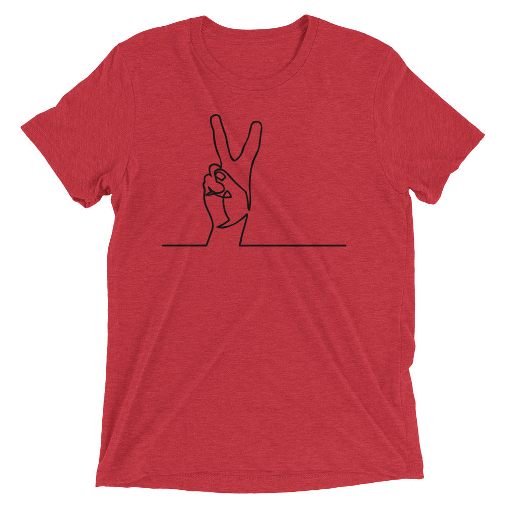 Women's Peace Short Sleeve T-Shirt-StruggleBear