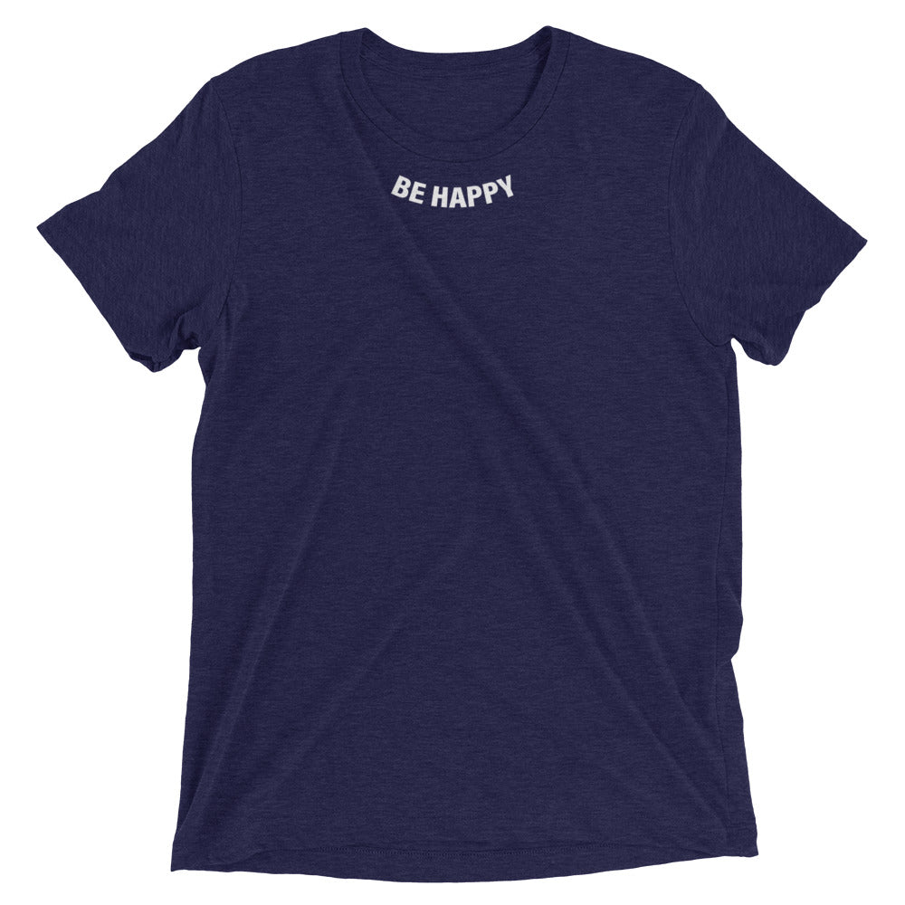 Women's Be Happy Short Sleeve T-Shirt-StruggleBear