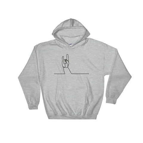 Image of Rock N Roll Hooded Sweatshirt-StruggleBear