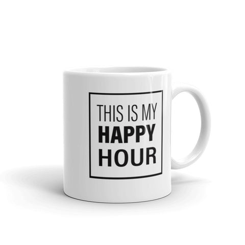 Image of This Is My Happy Hour Mug-StruggleBear