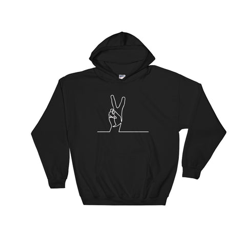 Image of Peace Hooded Sweatshirt-StruggleBear